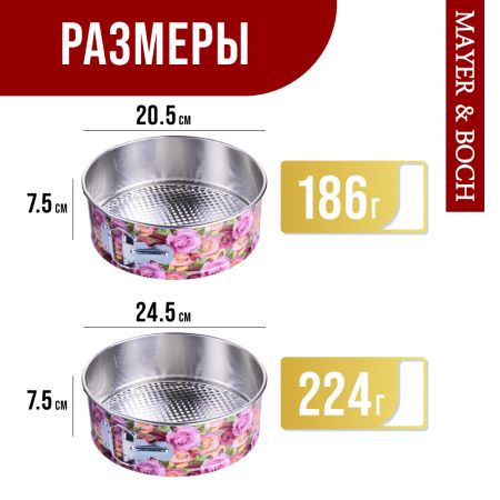 Набор форм для выпечки 20.5x7.5/24.5x7.5 см MAYERBOCH 28957-59