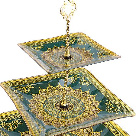 Этажерка 3-х ярусная, квадрат 7021-34