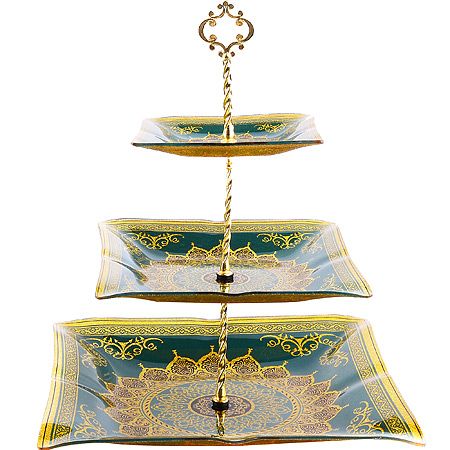 Этажерка 3-х ярусная, квадрат 7021-34