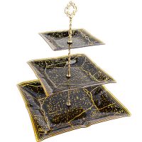 Этажерка 3-х ярусная, квадрат 7021-000