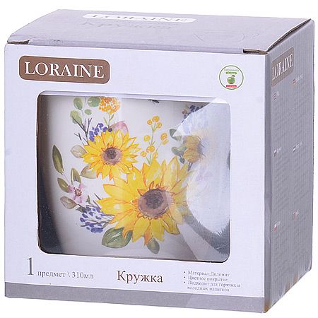 Кружка 310 мл 29998 LORAINE