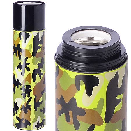 Термос 410 мл пластик Хаки HEREVIN