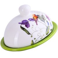 Масленка Loraine с крышкой 14х9.5 см