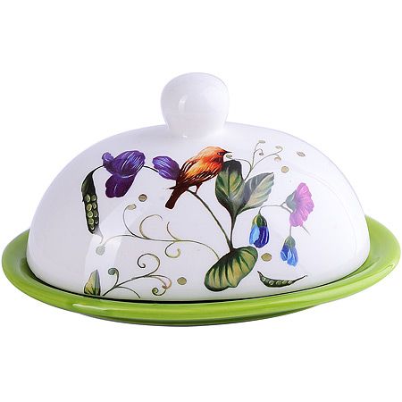 Масленка Loraine с крышкой 14х9.5 см
