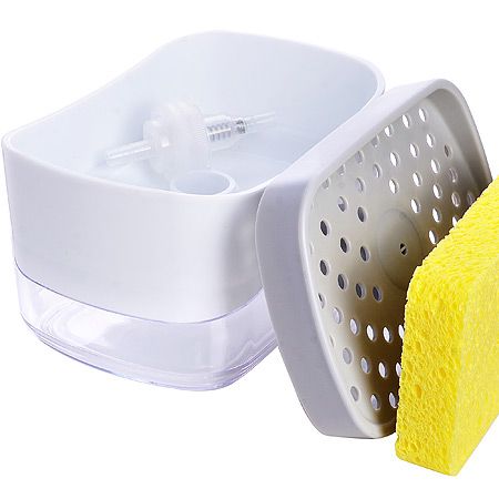 Дозатор для мыла с губкой Mayer&Boch