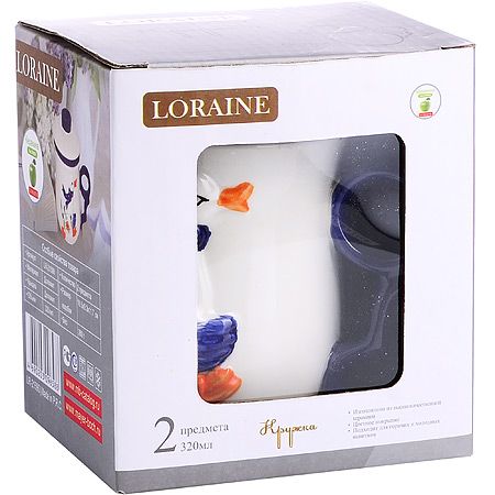 Кружка заварочная 320 мл 'ГУСИ' LORAINE
