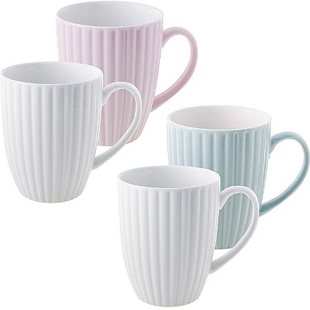 Набор кружек 4 шт 340 мл LORAINE 29467-Н1