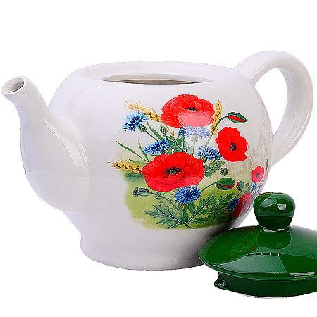 Заварочный чайник 950 мл Цветущие Маки, доломит 60269 LORAINE