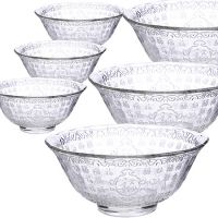 Набор салатников 6 шт 250 мл прозрачный LORAINE