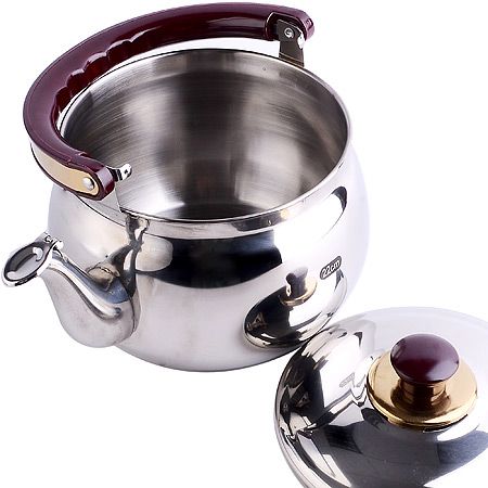 Чайник из металла свистком 4 л Mayer&Boch 