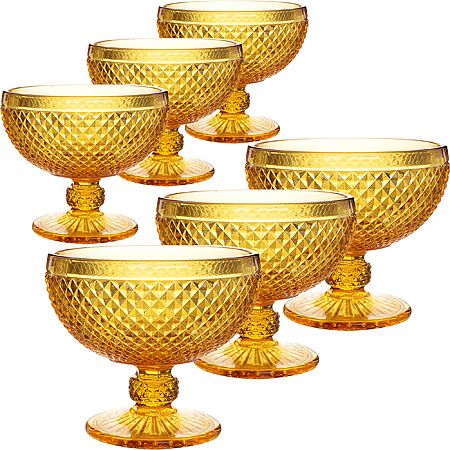 Набор креманок 300 мл 6 шт ЯНТАРНЫЙ