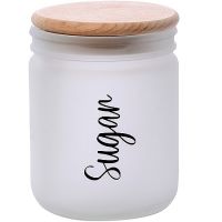 Банка для сыпучих 446 мл с деревянной крышкой Sugar Mayer&Boch