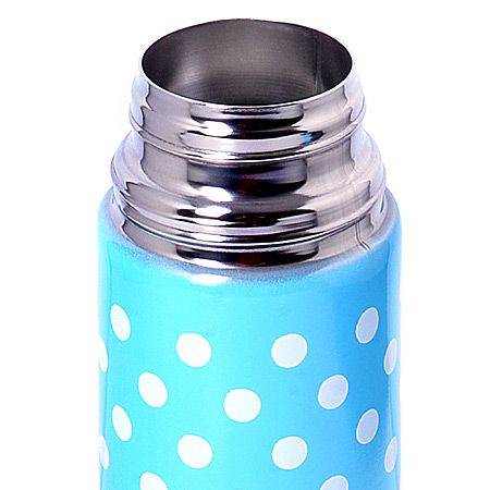 Термос 1л нержавеющас сталь, металлическая колба, голубой Mayer&Boch