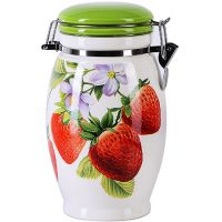Банка для сыпучих продуктов LORAINE «Клубника» 1,15 л 
