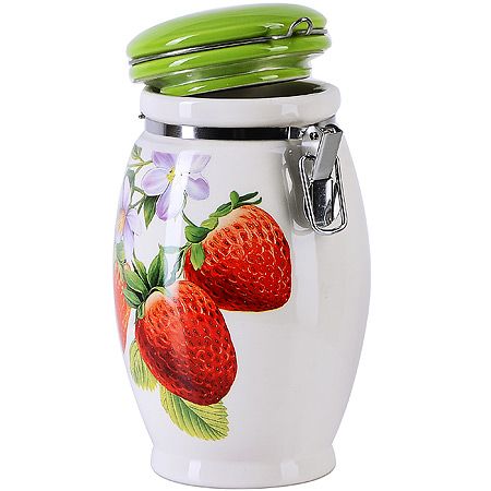 Банка для сыпучих продуктов LORAINE «Клубника» 1,15 л 