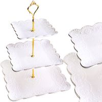 Конфетница Loraine ЭЛИС 3-х ярусная 15-20-26 см 1,655 кг 