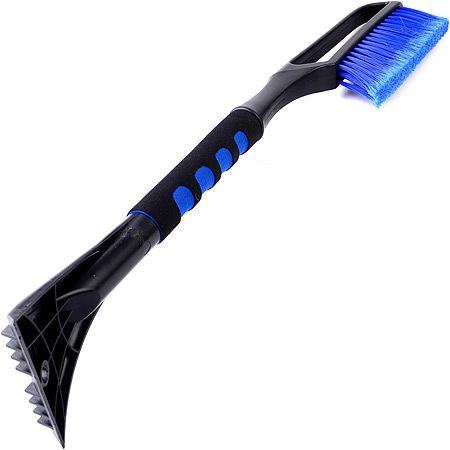 Щетка автомобильная со скребком 60 см