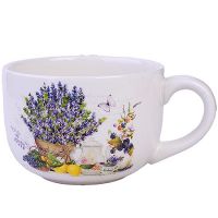 Кружка-супница 550 мл Утренняя свежесть, доломит 60187 LORAINE