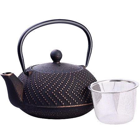 Чайник заварочный с крышкой с фильтром 900 мл, 3 предмета, чугун 40525 MAYERBOCH