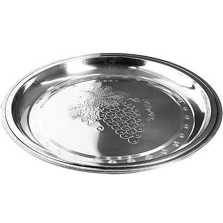 Поднос 36 см круглый из нержавеющей стали 21467 MAYERBOCH
