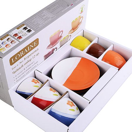 Чайный набор Loraine 12 предметов, керамика LORAINE 30454