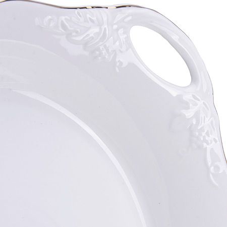 Блюдо сервировочное LORAINE 2 предмета цвет белый 