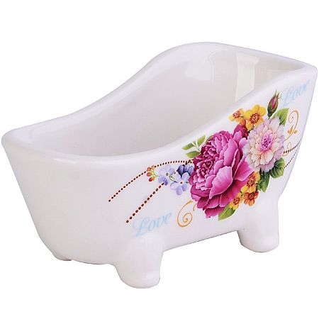 Подставка для губки 170 мл 'Букет' LORAINE