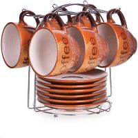 Набор чайный 13 предметов на подставке 