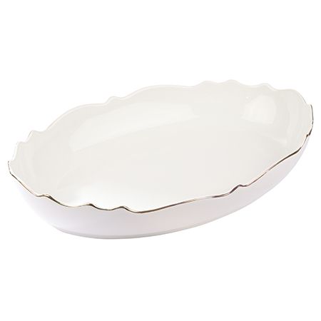 Блюдо сервировочное для подачи 37x25 см фарфор LORAINE 90018-136L