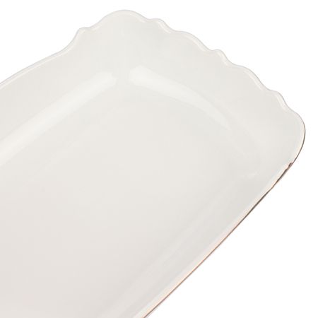 Блюдо сервировочное 23.5x16.5 см фарфор LORAINE 90020-316S