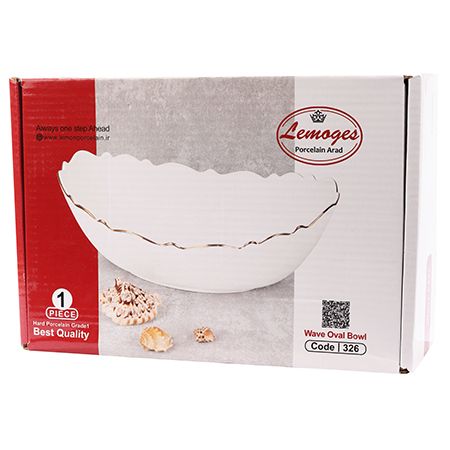 Блюдо сервировочное для подачи 32.5x22 см фарфор LORAINE 90021-326