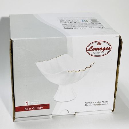 Фруктовница на ножке 23x17 см фарфор LORAINE 90024-140M