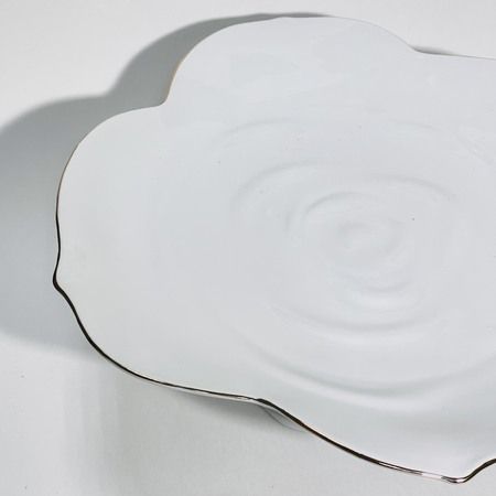 Фруктовница на ножке 32.5 см фарфор LORAINE 90025-201