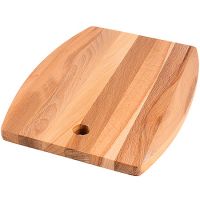 Доска разделочная Бочка 25.5х18.5х1.4 см бук 20115