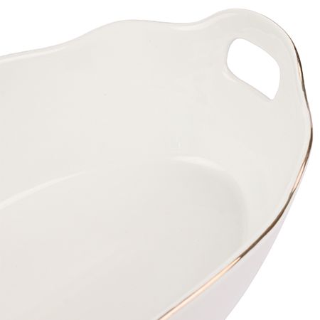 Блюдо сервировочное для подачи 32x21 см фарфор LORAINE 90043-332