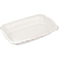 Блюдо сервировочное для подачи 33.5x22.5 см фарфор LORAINE 90045-401L
