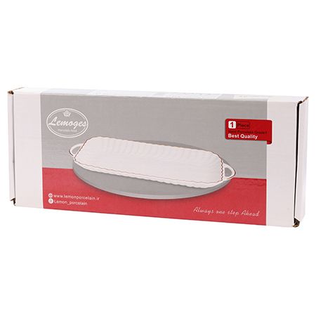 Блюдо сервировочное для подачи 29.5x13 см фарфор LORAINE 90048-505S