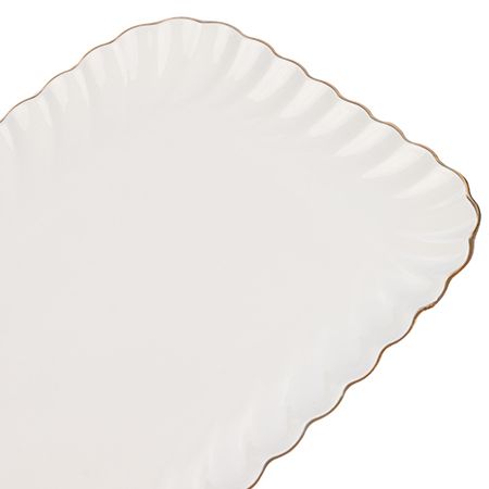 Блюдо сервировочное для подачи 30x20.5 см фарфор LORAINE 90054-507S