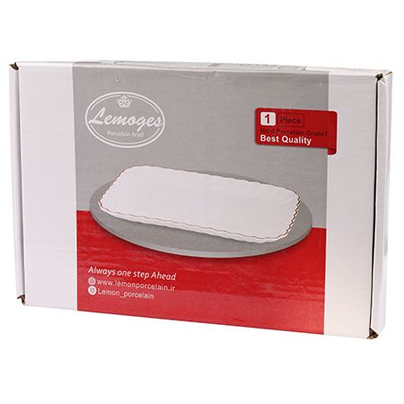 Блюдо сервировочное для подачи 30x20.5 см фарфор LORAINE 90054-507S