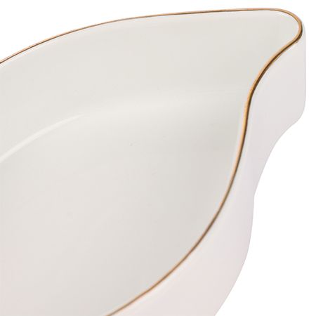 Блюдо сервировочное для подачи 18x10 см фарфор LORAINE 90070-317-7