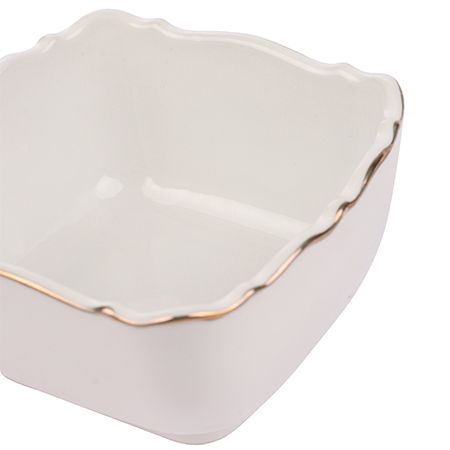 Блюдо сервировочное для подачи 9x9 см фарфор LORAINE 90072-345-5