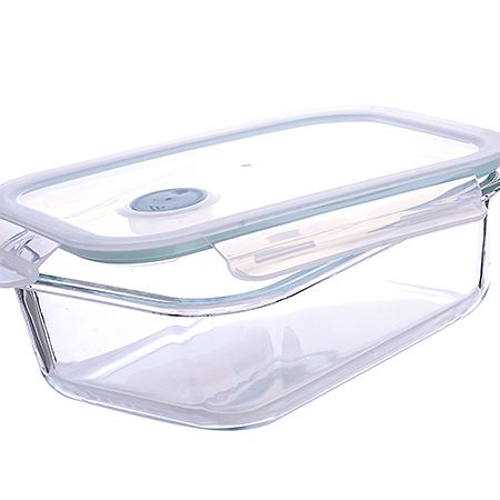 Контейнер-жаровня 640 мл стекло/пластик