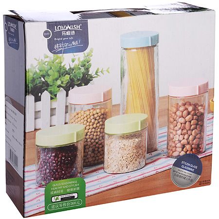 Набор банок для сыпучих 10 предметов