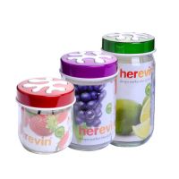 Набор емкостей для сыпучих продуктов 425, 660 и 1000 мл HEREVIN