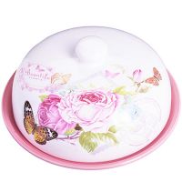 Блюдо для блинов 23.8 см Батерфляй доломит 26409 LORAINE