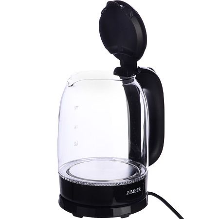 Электрический чайник 1,7л 2200Вт с подсветкой черный ZIMBER