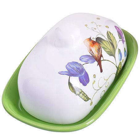 Маслёнка с крышкой Птичка LORAINE
