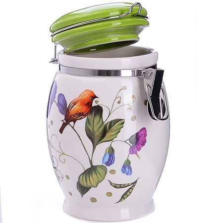 Банка для сыпучих 930 мл Птичка LORAINE