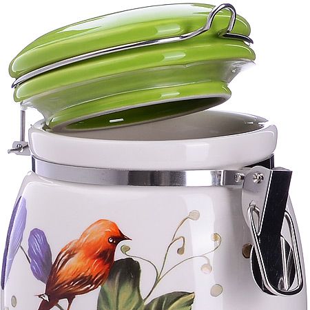 Банка для сыпучих 930 мл Птичка LORAINE