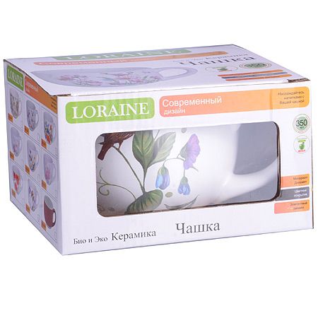 Кружка Loraine «Птичка» 350 мл
